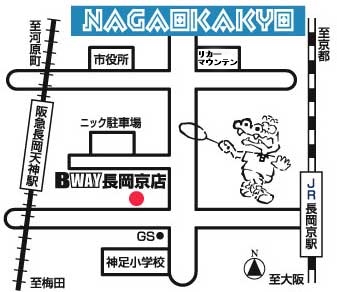 長岡店　地図